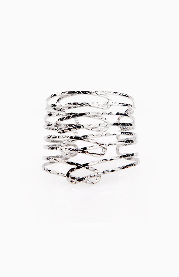 Hammered Spiral Cuff Slide 1