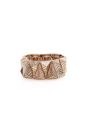 Dimensional Triangles Bracelet Slide 1