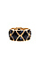 Faceted Black Diamond Stretch Bracelet Thumb 1