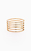 Coil Stacked Gold Cuff Thumb 1