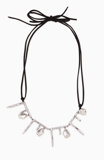 Skeleton Cord Necklace Slide 1