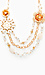 Mixed Media Floral Chain Necklace Thumb 3