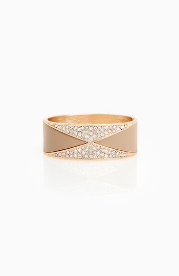 Rhinestone Hourglass Cuff Slide 1