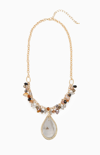 Amulet Chain Drop Necklace Slide 1