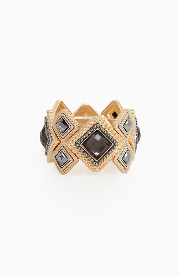 Stacked Diamond Bracelet Slide 1