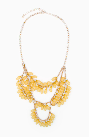 Citrus Drop Tiered Necklace Slide 1
