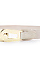 Ivory Belt with Gold Buckle Thumb 2