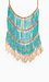 Dangling Tribal Leaf Statement Necklace Thumb 3