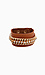 Jeweled Leather Cuff Thumb 1