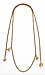 Dangling Skull Draped Necklace Thumb 1