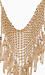 Chain Mesh Bib Necklace Thumb 3