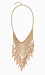 Chain Mesh Bib Necklace Thumb 1