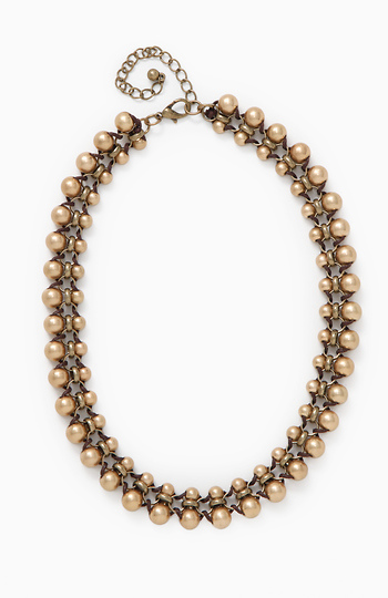 Rounded Stud Collar Necklace Slide 1