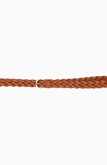 Camel Braided Belt Slide 1