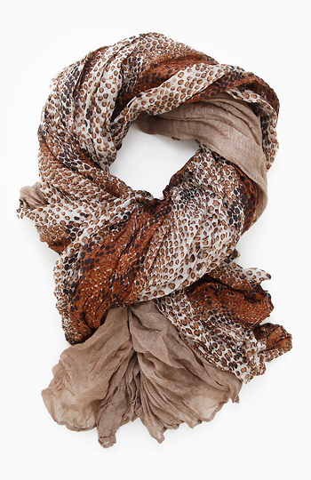 Snake Print Scarf Slide 1