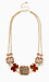 Druzy and Stone Statement Necklace Thumb 1