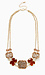 Druzy and Stone Statement Necklace Thumb 1