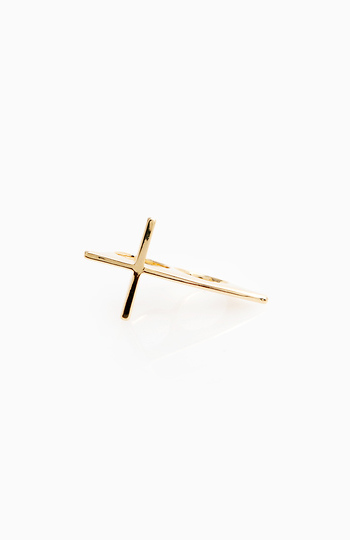 Side Cross Devotion Ring Slide 1