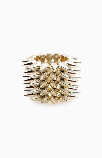 Five Layer Spike Bracelet Slide 1