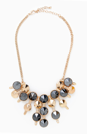 Stud Cluster Necklace Slide 1