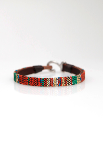 Rainbow Aztec Friendship Bracelet Slide 1