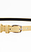 Skinny Yellow Leather Belt Thumb 2