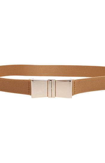 Elastic Gold Buckle Belt Slide 1