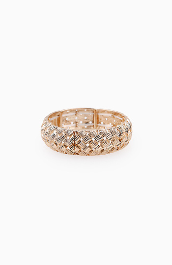 Woven Gold Cuff Slide 1