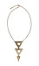 Tri Pyramid Necklace Thumb 1
