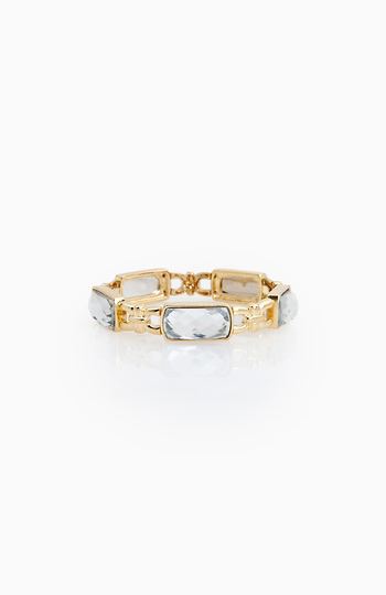 Horizontal Stone Link Bracelet Slide 1