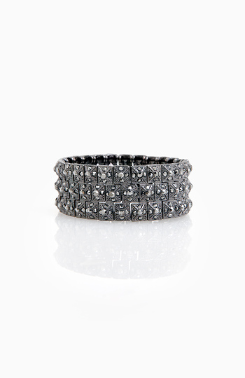 Gunmetal Shimmer Bracelet Slide 1