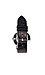 Black Faux Alligator Strap Watch Thumb 3