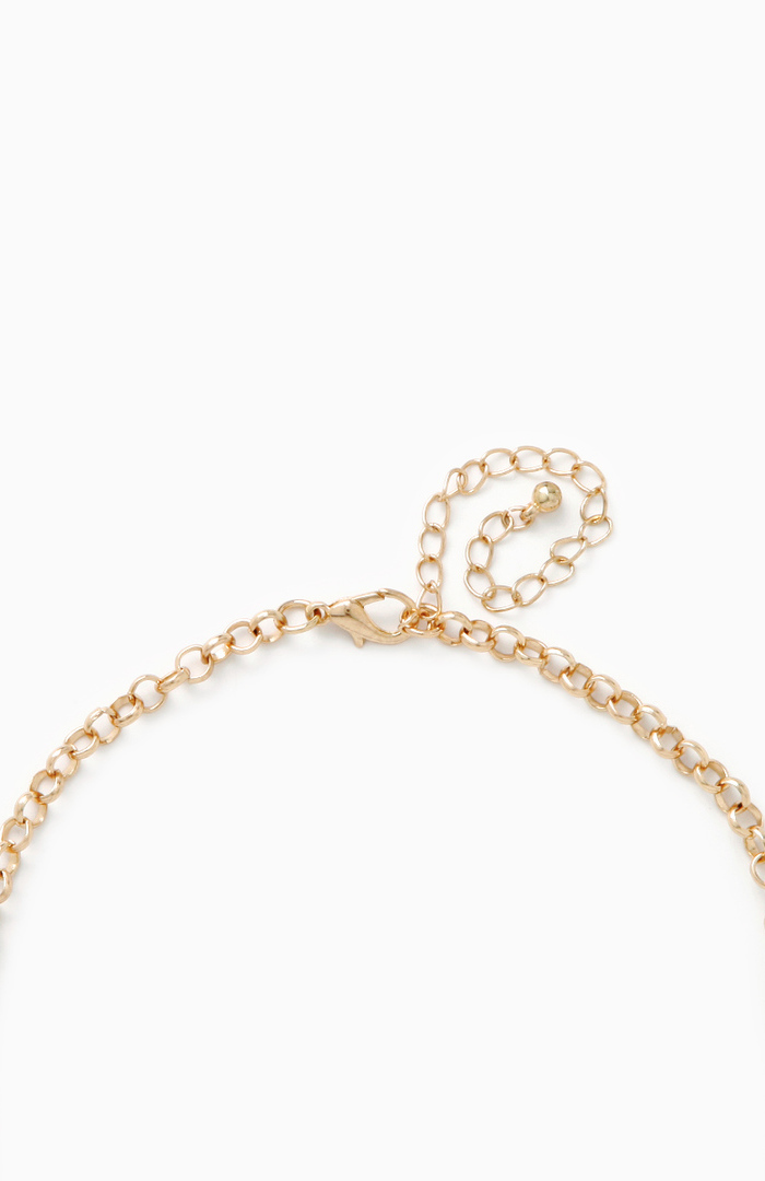 Large Candy Drop Statement Necklace in Cobalt DAILYLOOK