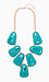 Earthly Large Stone Statement Necklace Thumb 1