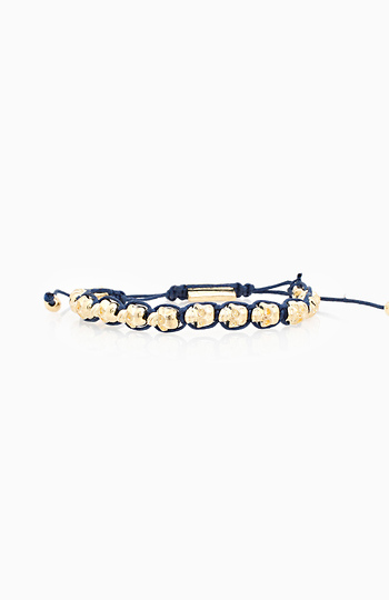 Skull Woven Friendship Bracelet Slide 1