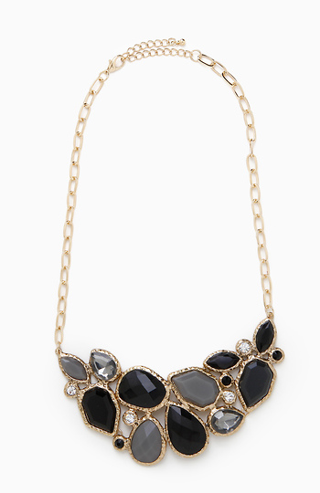 Shades of Winter Statement Necklace Slide 1