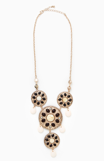 Embellished Sand Dollar Necklace Slide 1