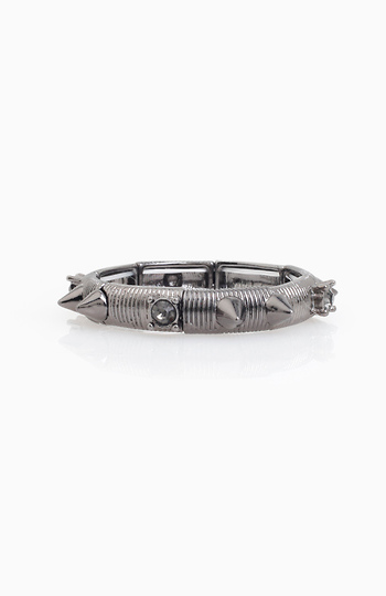 Spike And Stone Stretch Bracelet Slide 1