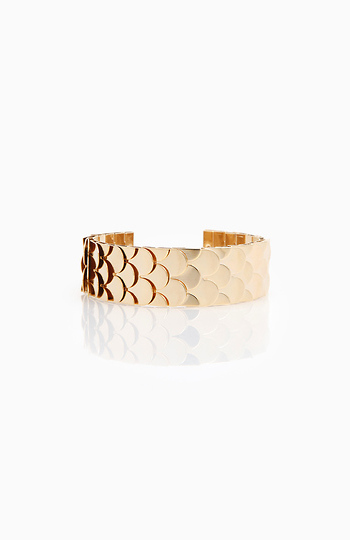 Scale Detailed Bracelet Slide 1