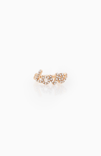 Rhinestone Love Ring Slide 1