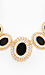 Rhinestone and Chain Frame Necklace Thumb 3