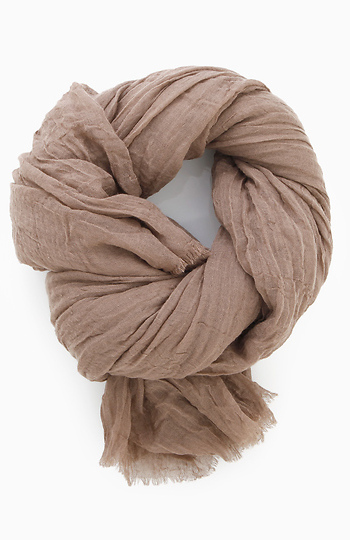 Solid Crinkle Scarf Slide 1