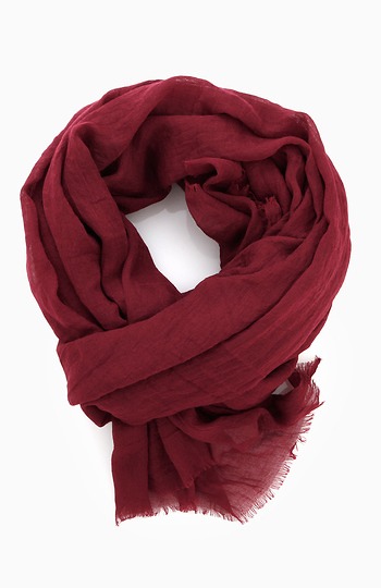 Solid Crinkle Scarf Slide 1