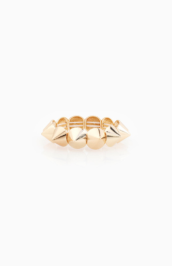 Short Spike Stretch Bracelet Slide 1
