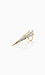 Spike Rhinestone Shield Ring Thumb 3