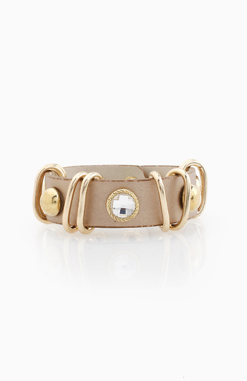 Gem Stud and Link Bracelet Slide 1