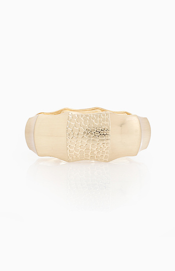 Grooved Crocodile Cuff Slide 1