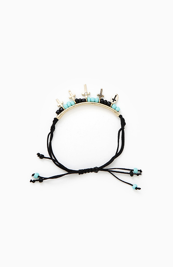 Cross Charm Bracelet Slide 1