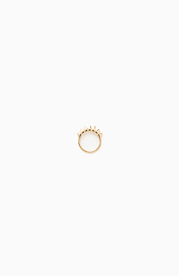 Spike Crown Midi Ring Slide 1