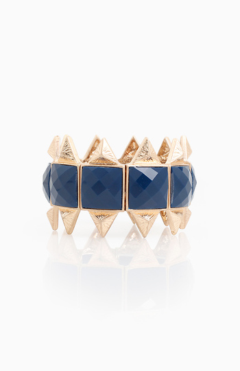Spiked Edges Stone Bracelet Slide 1
